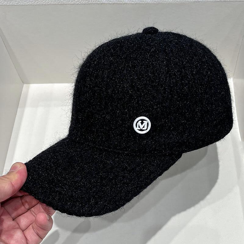 Autumn And Winter Baseball Cap Women'S All-Match Dome Trendy Cap For Men Retro Korean Style Snapback Caps Casual Thick Warm New