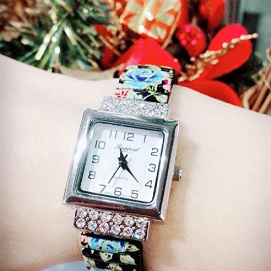 Rapport 164051 Floral Black Expansion Women'sWatch
