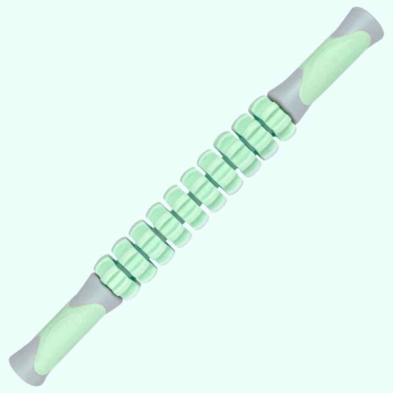 Massagestäbchen (lila) Wadenbein-Massagegerät mit Rollen