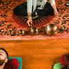 COZENTA Klangschalen- und Schlägel-Set für Meditation, Heilung und Reinigung (8cm Durchmesser)