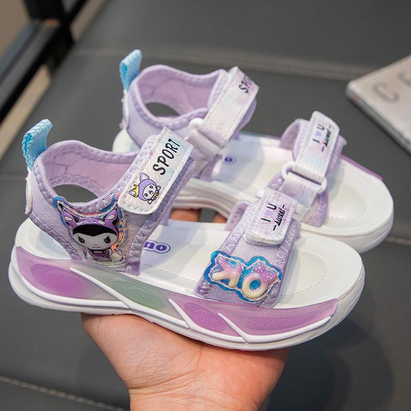 2026 new summer soft-soled sports sandals foreign-style cute girl princess shoes