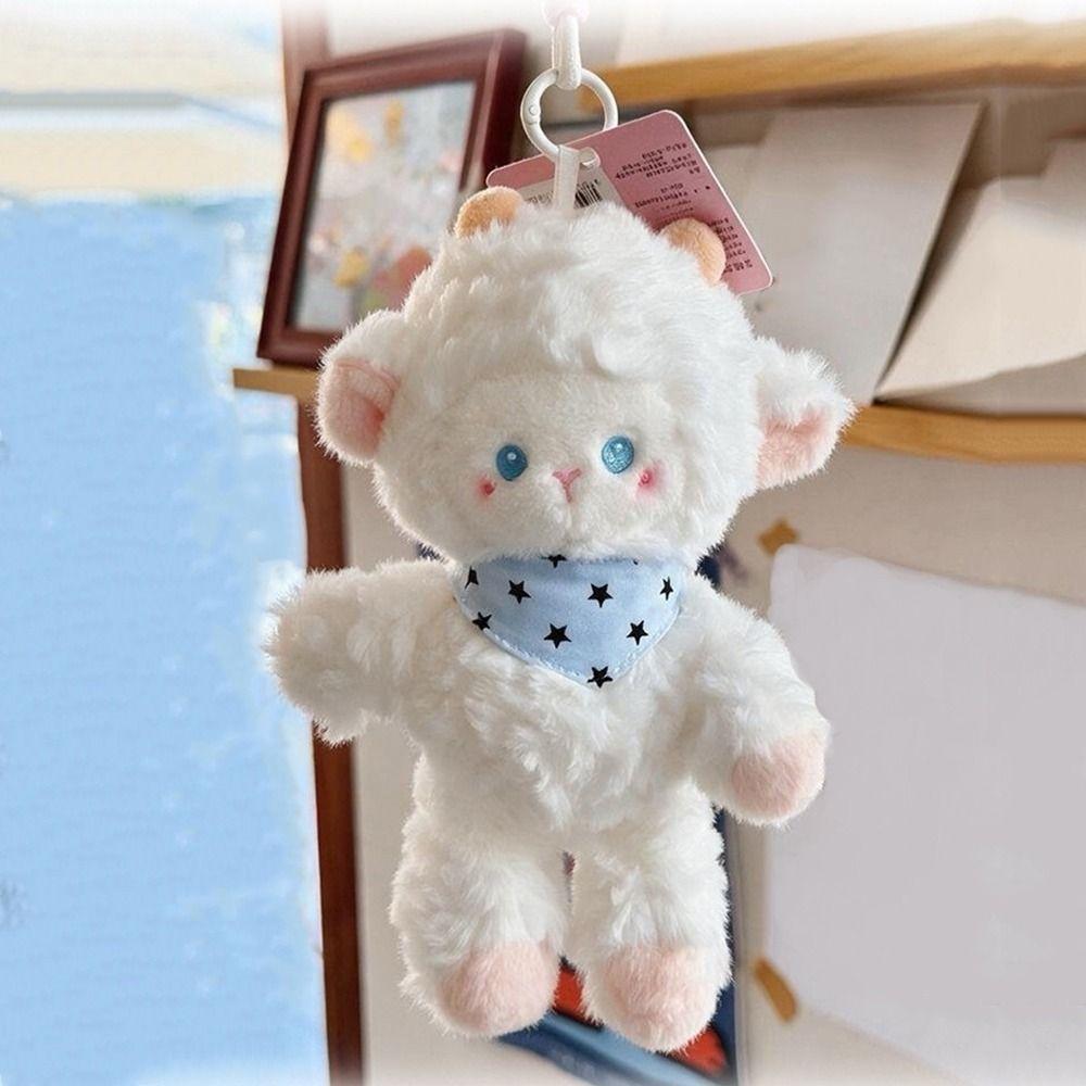 Soft Plush Sheep Toy Creative Lamb Stuffed Doll Plush Sheep Doll Hanging Decoration