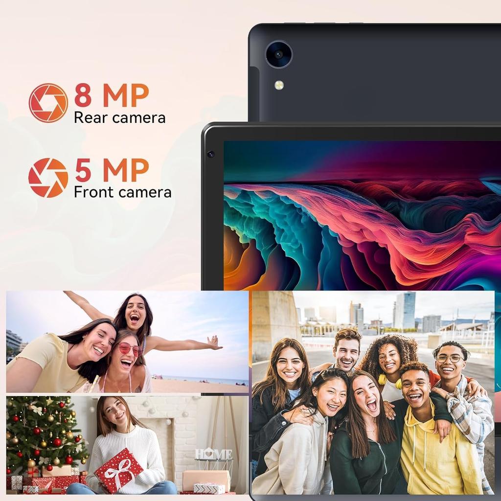 Android 15 Tablet,10.1 Inch, 24GB RAM+128GB ROM,WiFi 6, Keyboard Mouse And Stylus Set