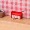 1/12 Dollhouse Mini Cartoon Seasoning Jar Model Dollhouse Kitchen Decoration Dolls House Scene Accessories Pretend Play Toys