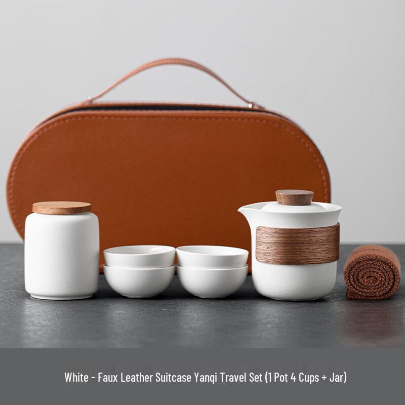 Portable Ceramic Travel Tea Set