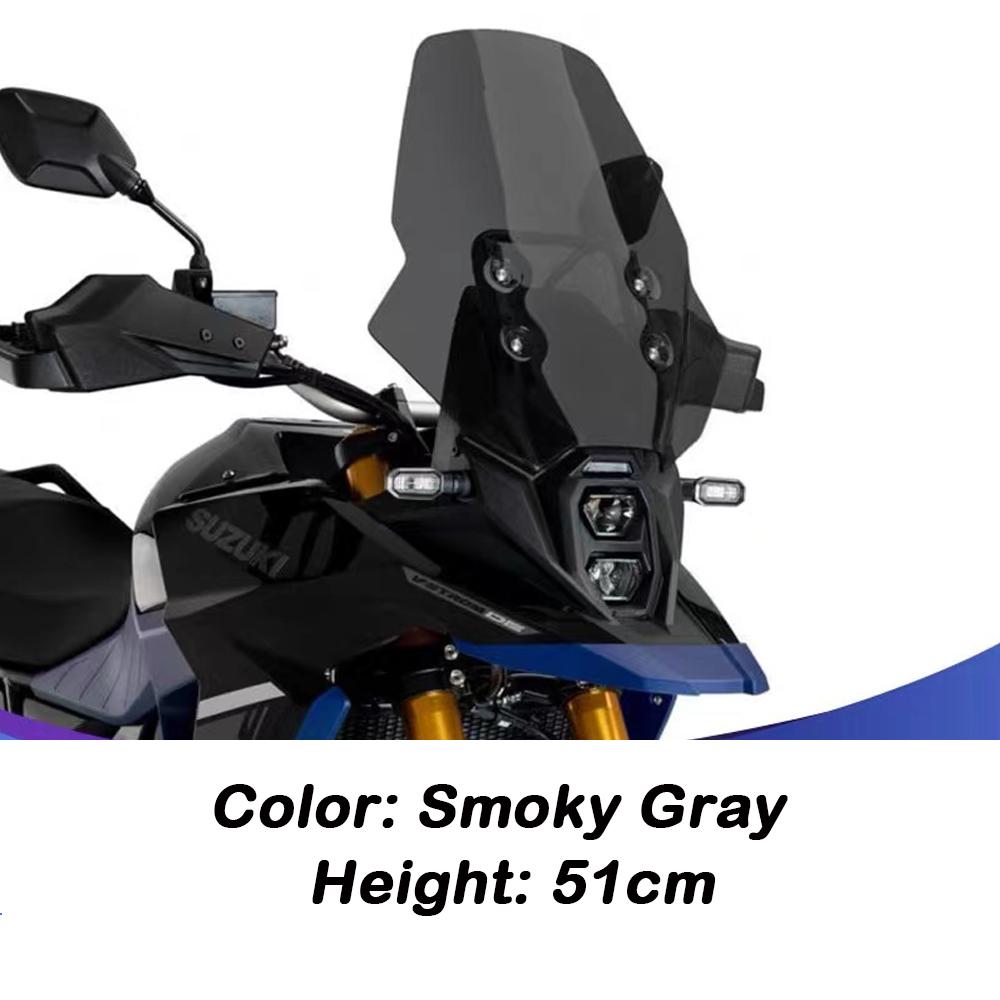NEW DL800DE Motorcycle Screen Front Windshield For SUZUKI V-STROM 800 DE 800DE Increase Wind Screen Deflector RAISED WINDSCREEN
