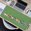 Extended Anime Cartoon Mouse Pads C-Crayon Shin-chans Desk Mats Peripherals HD Gamers Anti-slip Keyboard PC Rubber Table Carpets
