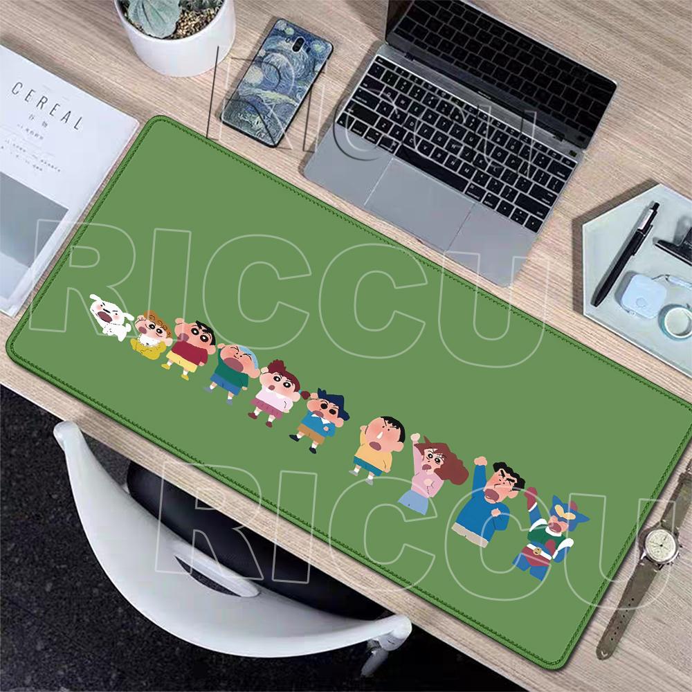 Extended Anime Cartoon Mouse Pads C-Crayon Shin-chans Desk Mats Peripherals HD Gamers Anti-slip Keyboard PC Rubber Table Carpets