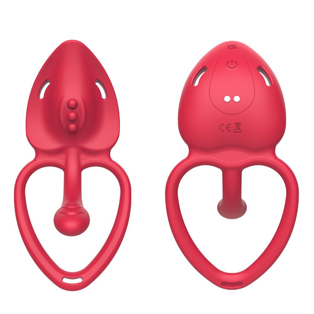 Wearable Panty Vibrator Adult Sex Toy Wireless Control Vibrating Penis Ring with Lace Strap Clitoral Stimulator for Women Couple