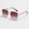Square Sunglasses Rectangle Fashion Popular Men Women Shades Metal Sun Glasses For Female Male Traveling Eyeglasses UV400