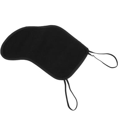 44?34 Violine Kinn Schulterstütze Schwarz Flanell Pad Protector Musikinstrument Zubehör