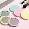 Mini Makeup Mirror Round Silicone Cosmetic Mirror Makeup Mirror Portable For Handbag Purse Pocket Compact Cosmetic Beauty Tool