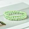 Grape stone bracelet for women and men Crystal jade bracelet with strong fluorescent green gemstone loose beads and grape stone bracelet