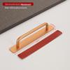 Aluminum Alloy Glass & Sliding Door Handle for Balcony or Kitchen Wardrobe