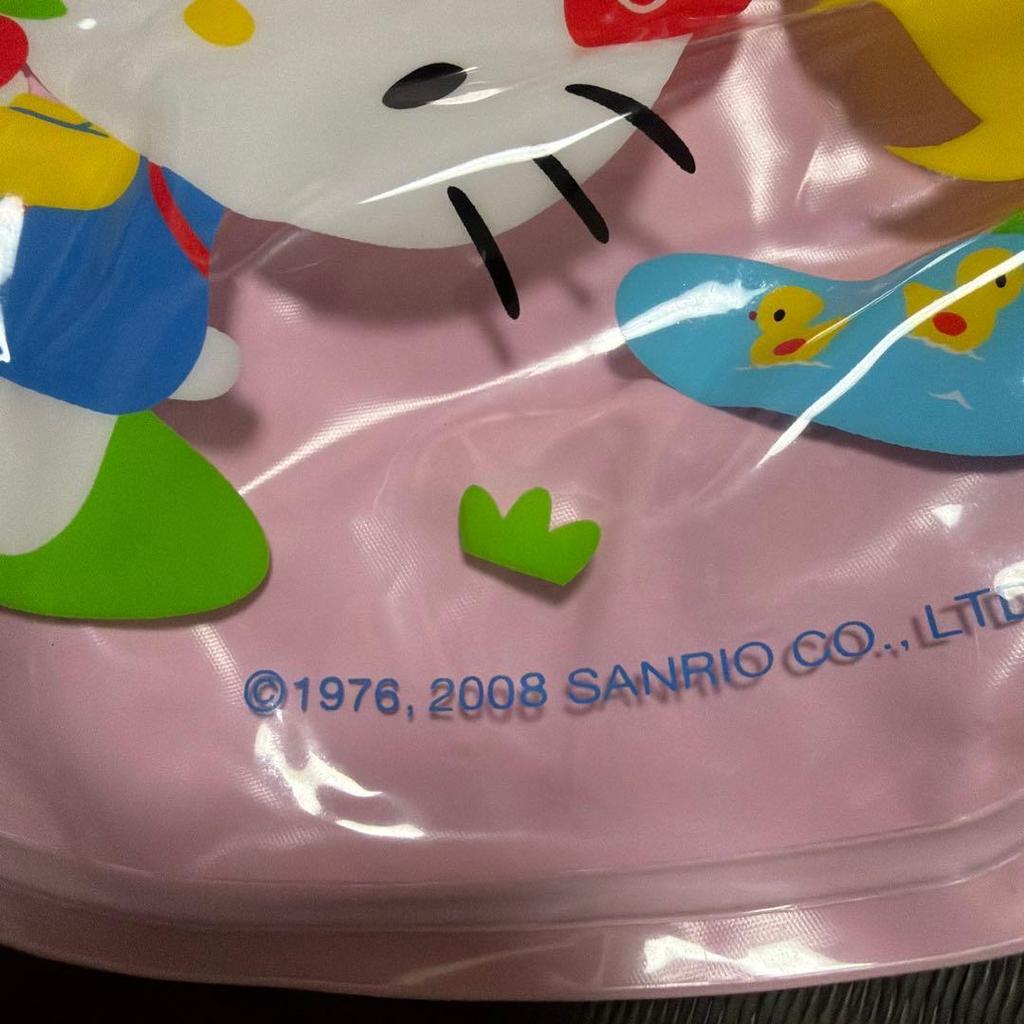 Used 1-2 times used Japan limited edition Sanrio Hello Kitty inflatable ring 45cm safety standard compliant 2008
