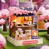 Miniature Doll Houses DIY Small House Kit 3D Wooden Craft Room Toy Set for Kids Home Decoration and Creative Assembly