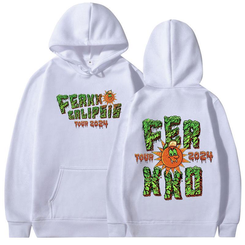 Feid Ferxxo Ferxxocalipsis 2024 World Tour Hoodies Men Women Fashion Hip Hop Oversized Sweatshirts Casual Vintage Pullovers