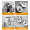 Electric Hot Glue Kit With 10Pcs 7mm High Adhesion Sticks Cordless Hot Melt Glue Tool For Home And Crafting Purple