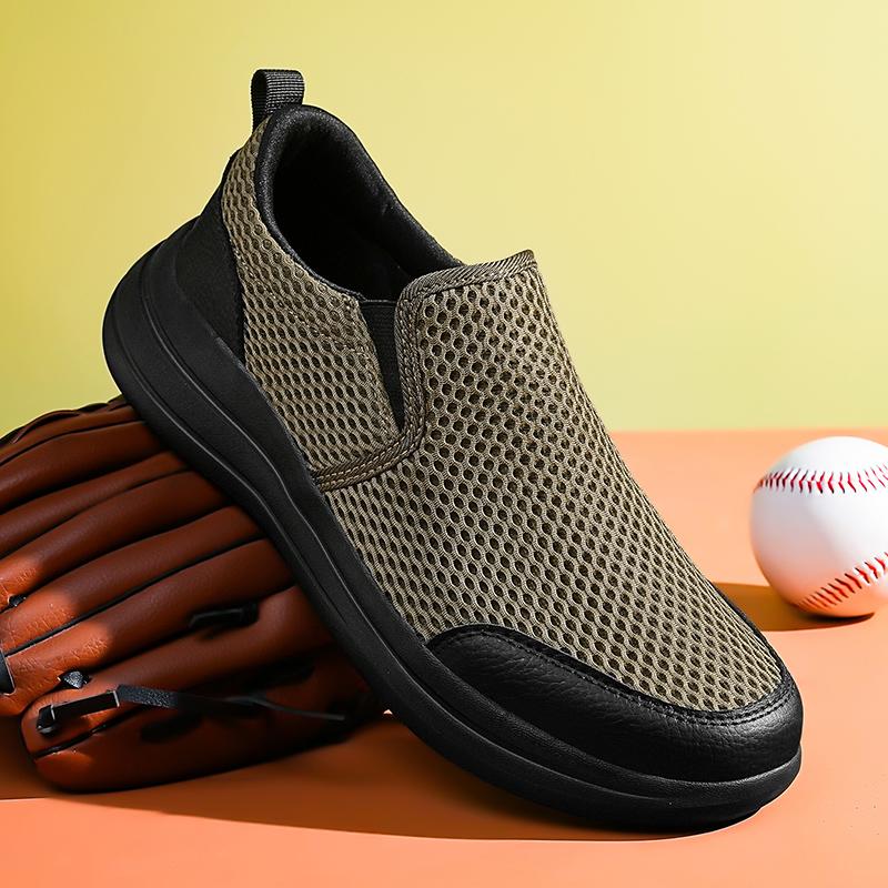 Fashion Men's Sneakers Breathable Casual Shoes Non Slip Comfortable Lightweight Summer Shoes for Male Soft Sole Fashion Mesh Sneakers