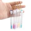 10Pcs Tube Eyelash Brush With Gold Keychain  lash extension supplies Disposable Eyelash Brush Brow and Lash Comb make up brushes