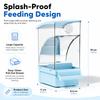 Weather-Resistant Bird Feeder Large Capacity Shake-Resistant Feeder Transparent Feeder  Garden