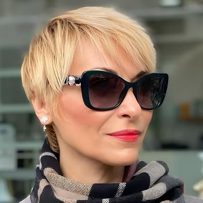 Ladies Sunglasses, Fashion Sunglasses, Butterfly Pearl Sunglasses