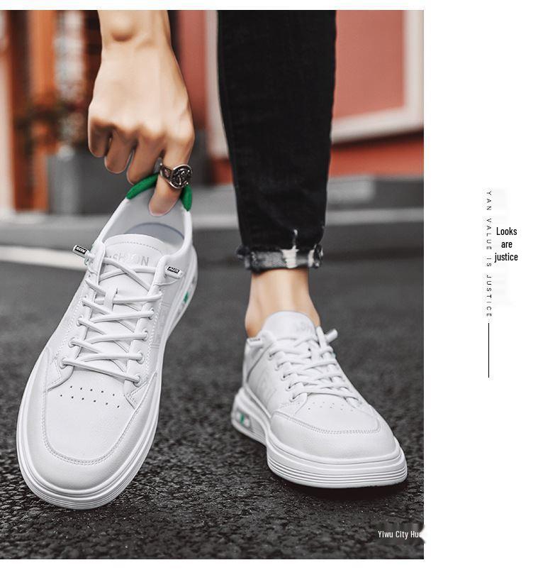 2024 Men's Summer Slip-On Sneakers: Co-Branded, Breathable White Shoes with Soft Soles