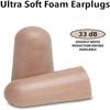 50pairs Mack's Ultra Soft Foam Earplugs Noise Reduction Comfortable Earplug Sleep Ear Plugs-M