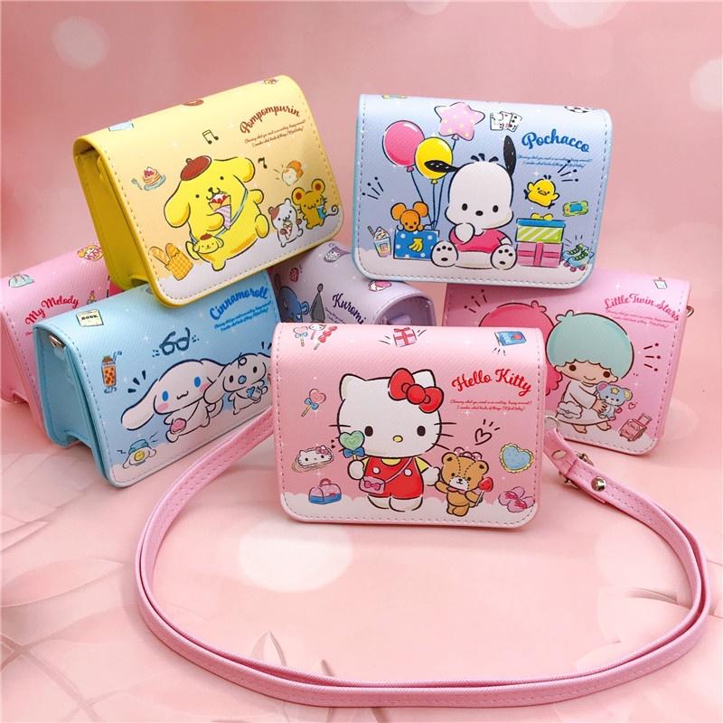 Cute Cartoon Magnetic Clasp Crossbody Bag Large Size Hard Surface Printed Design Adjustable Shoulder Strap Phone Pouch Adorable Styling Characters)