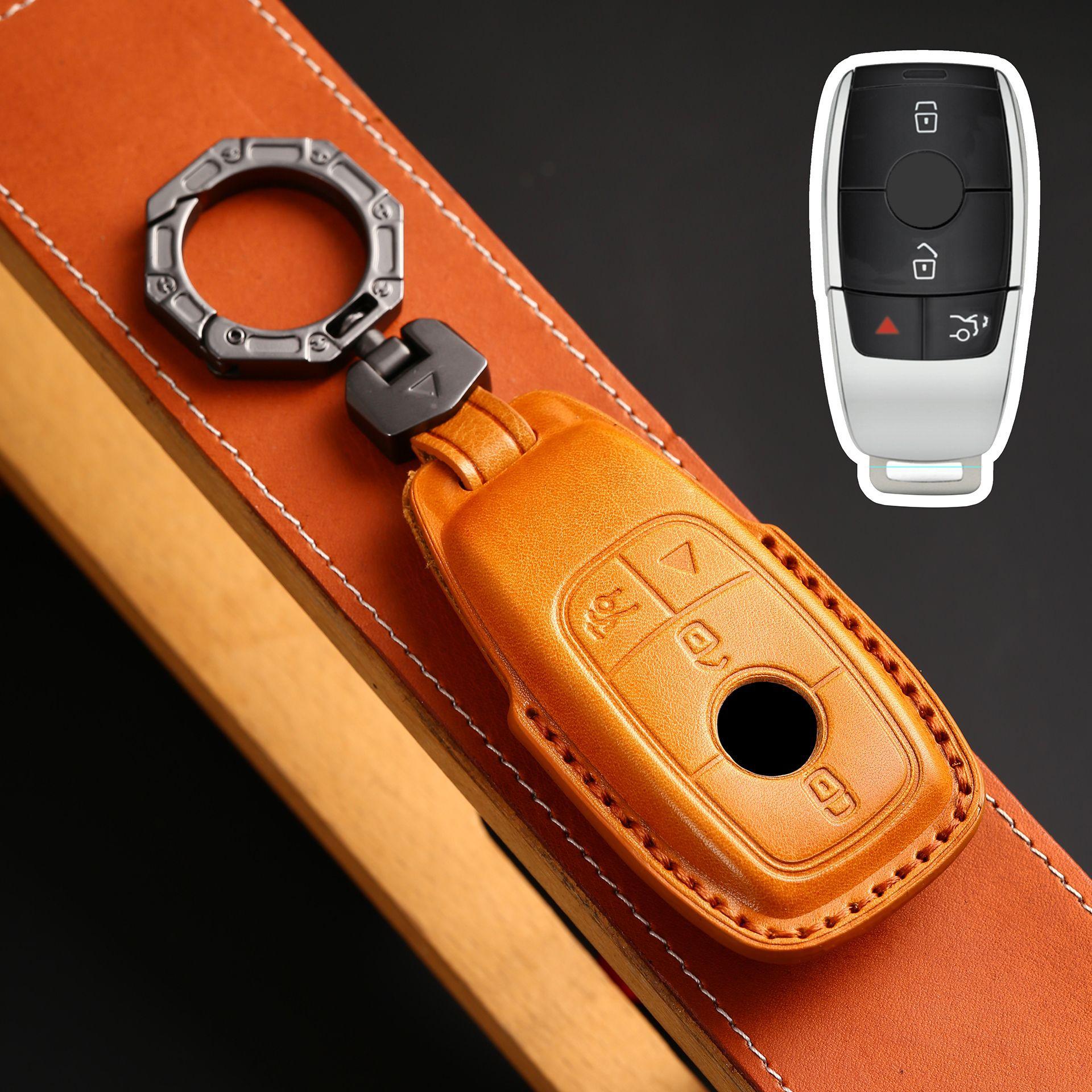 

3/4 Bottons Car Key Case Cover For Mercedes Benz E S Class W213 E200 E260 E300 E320 Gls Gla W213 S Accessories