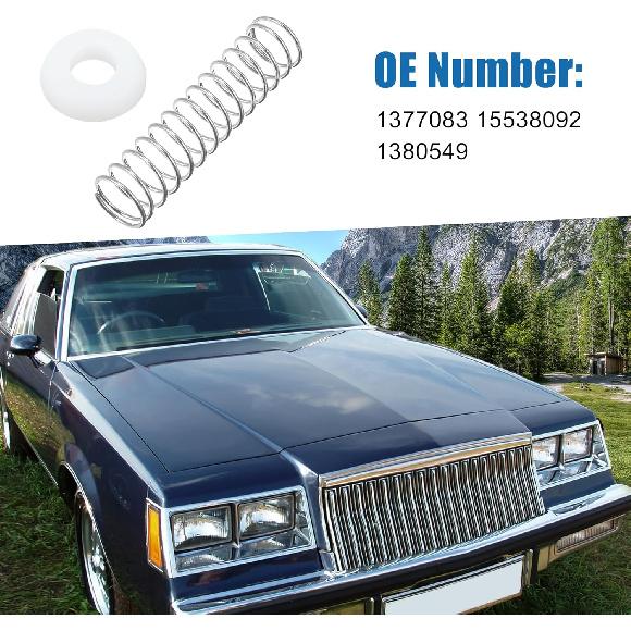 Transmission Shift Linkage Set 15538092 1380549 Bushing and Spring for Buick Regal 1980-1987 Silver Tone