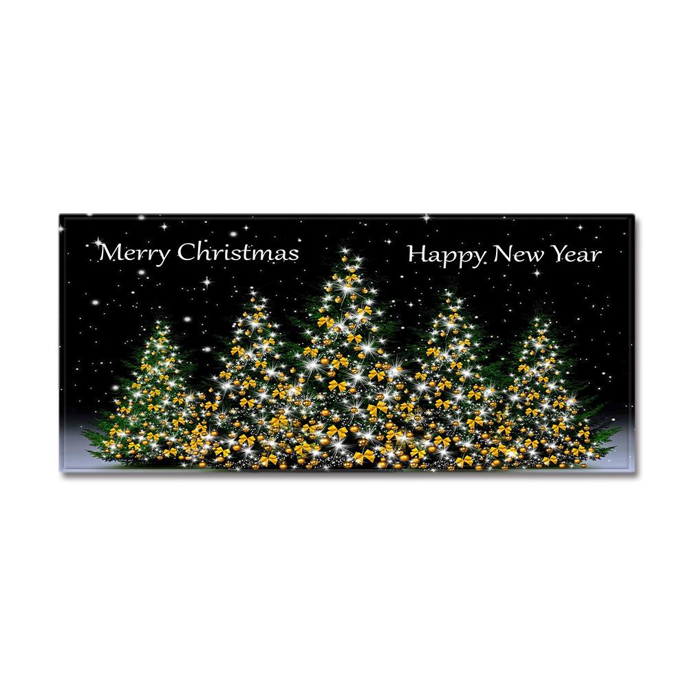 Christmas Floor Mat Kitchen Carpet Doormat Wardrobe Strip