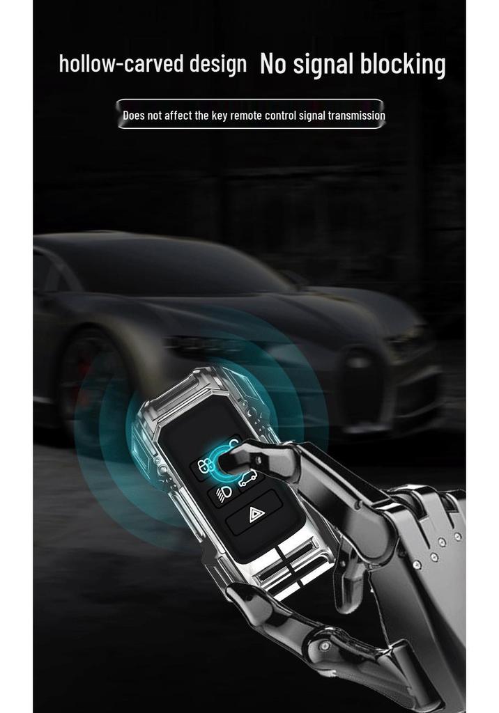 Compatible with 2021 Range Rover Evoque/Jaguar Key Case: Discovery 5, Velar, Sport Version - Car Star Pulse Key Bag