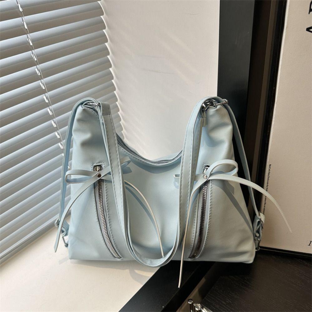 Korean New Style Bowknot Shoulder Bag Large Capacity Bow Crossbody Bag Bow Tote Bag  Outdoor