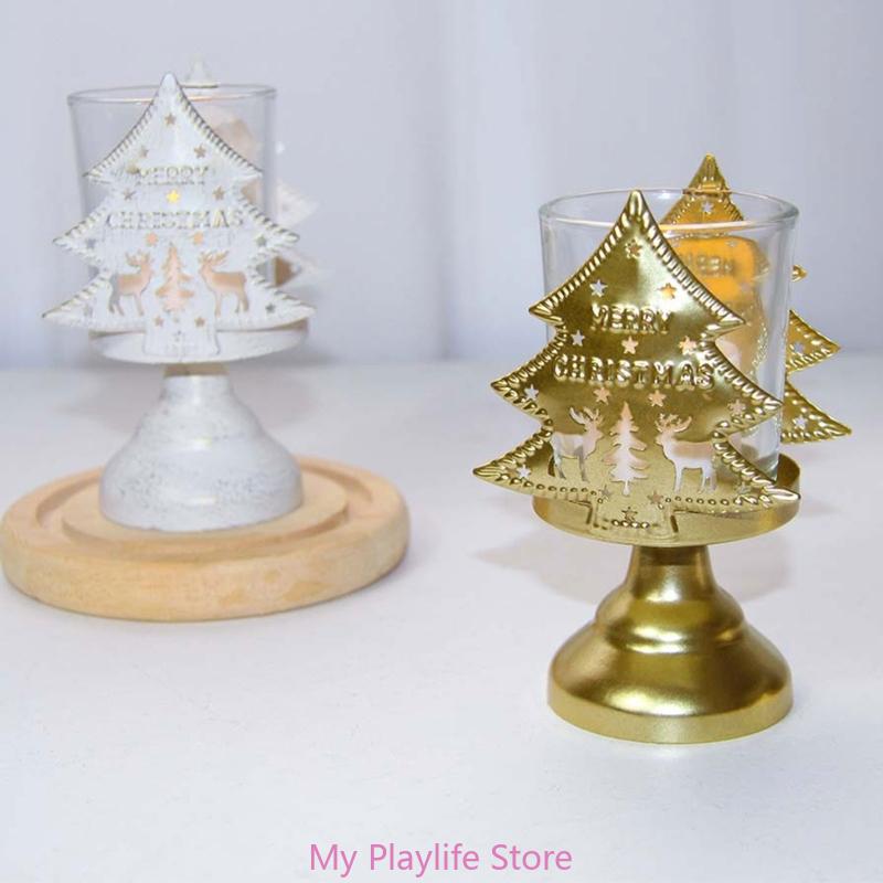 

Wrought Iron Candlestick Holder Unique Heart/Star/Christmas Tree Pattern