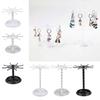 Plastic Jewelry Stand for Earrings Pendants Bracelets Jewelry Display Stud Earring Holder Jewellery Rack 2 Height