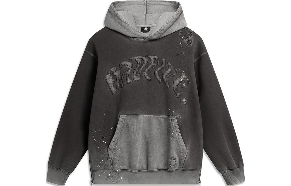 Li Ning Badfive Sweatshirt Men s Obsidian Gray AWDU097-1 XL