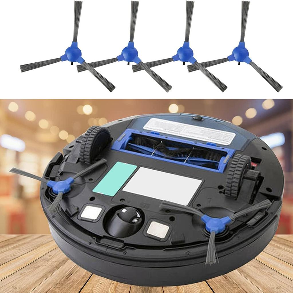 Set of 10 Side Brushes Corner Cleaning Brush Plastic Texture Home Cleaning Supplies Perfect for Robot Vacuum Cleaners