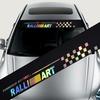 Seven-Color Car Front and Rear Windshield Sunshade Sticker Film