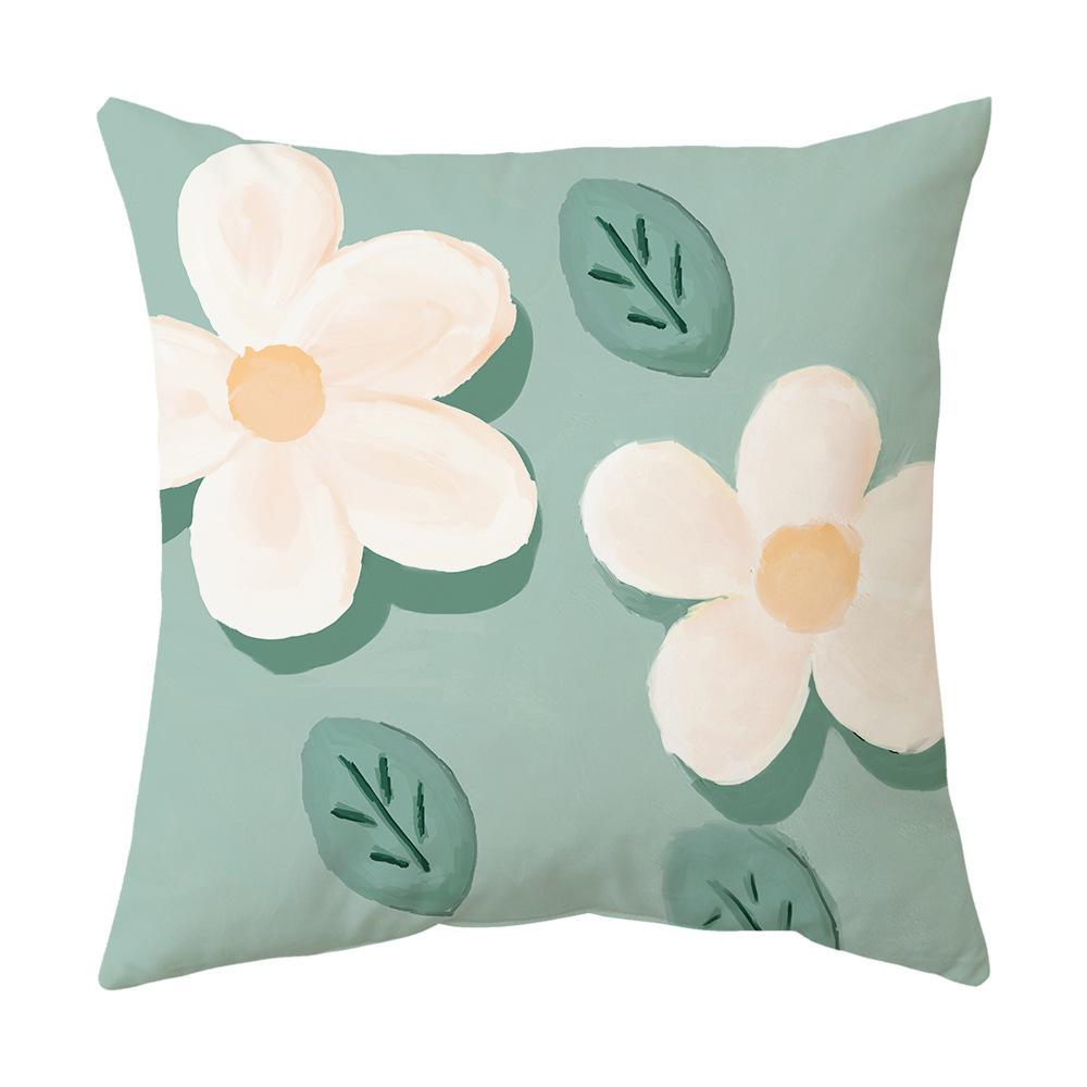 Blommigt kärleksmönster Kuddöverdrag Heminredning Soffkuddfodral Elegant Avtagbart Tvättbart Kuddöverdrag Kudde