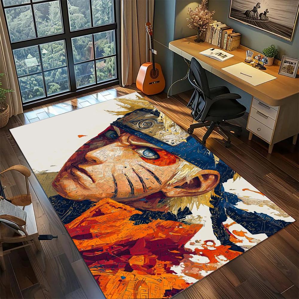 

Naruto Uzumaki Non Slip Stylish Floor Mat Carpet, Washable Large Area Rug Bedroom Gamer Room Household.-TING 60x90cm