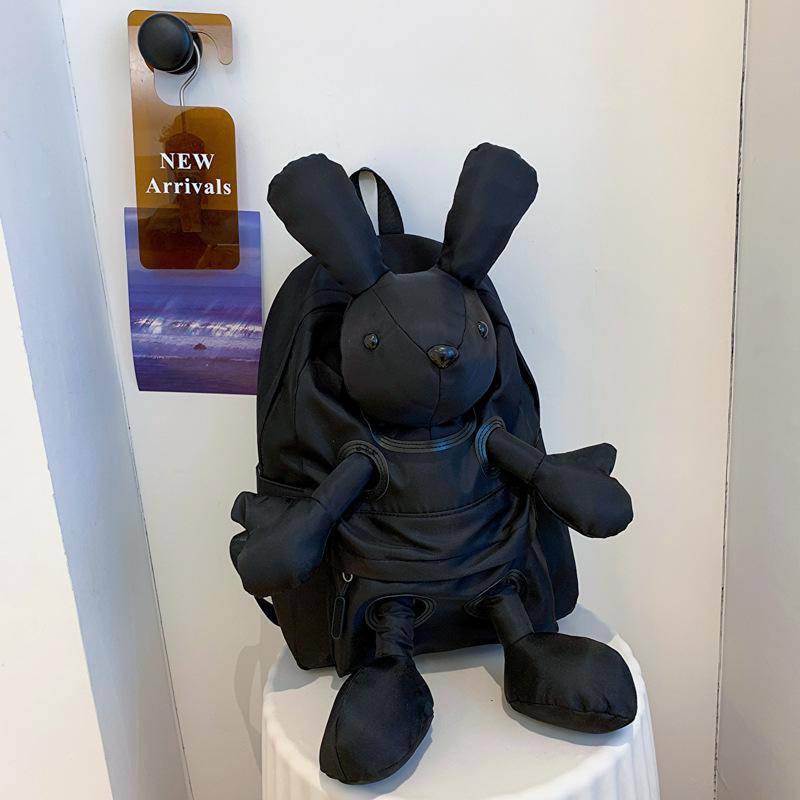 2024 Yaz Öğrenciler için Sevimli Tavşan Naylon Sırt Çantası - Günlük Moda Çanta