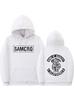 2025 Spring SAMCRO Couple Printed Fleece-Lined Hoodie Sweatshirt