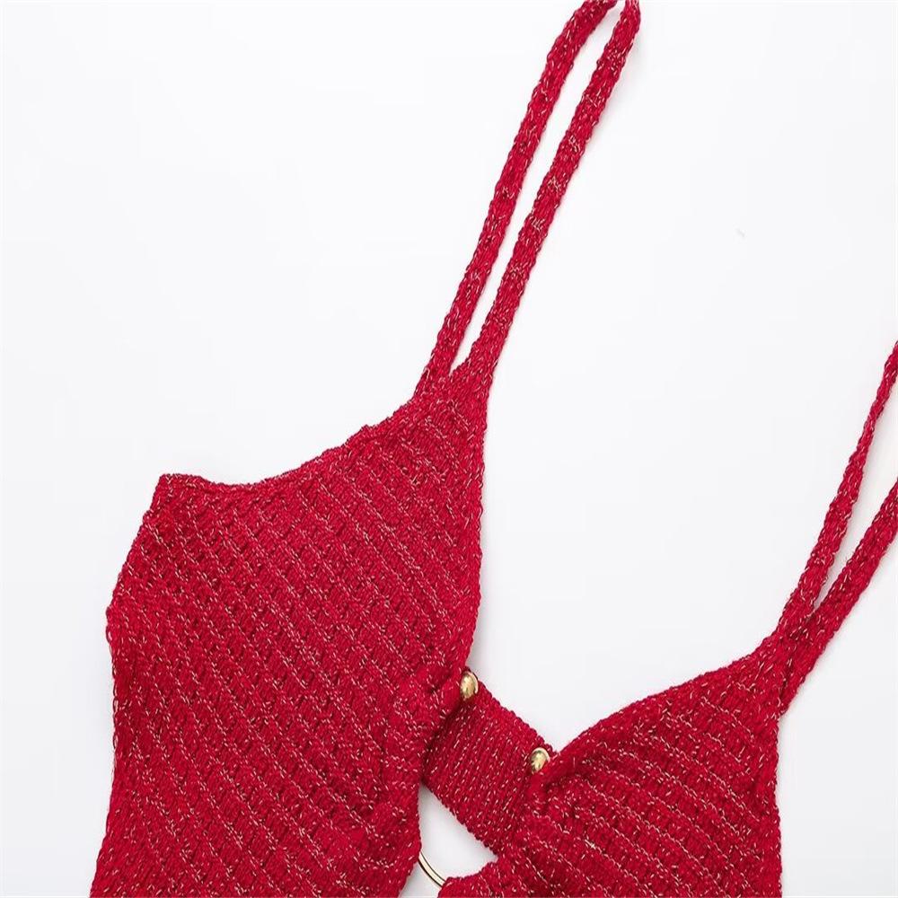 Rochie lungă de vară, sexy, cu tăietură adâncă, pentru femei, vintage, Y2k, fără spate, rochii de petrecere de seară, la modă șic, solid, fără mâneci, subțire.