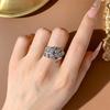 Diamond Inlaid With Live Light Luxury Rings, Female Beauty, Simple Micro-Feathers, Super Fairy Wings, Exquisite Creative Design