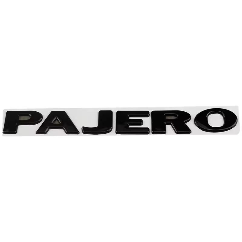 Auto Metall Heckklappe Seitentür Buchstaben Wörter Logo Plakette Emblem Aufkleber Für PAJERO Styling Autozubehör