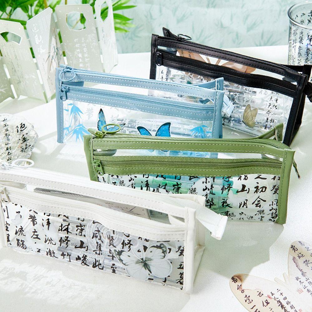 

Large Capacity Stationery Bag Multi layered Storage Pouch New Pen Bag Student Gift