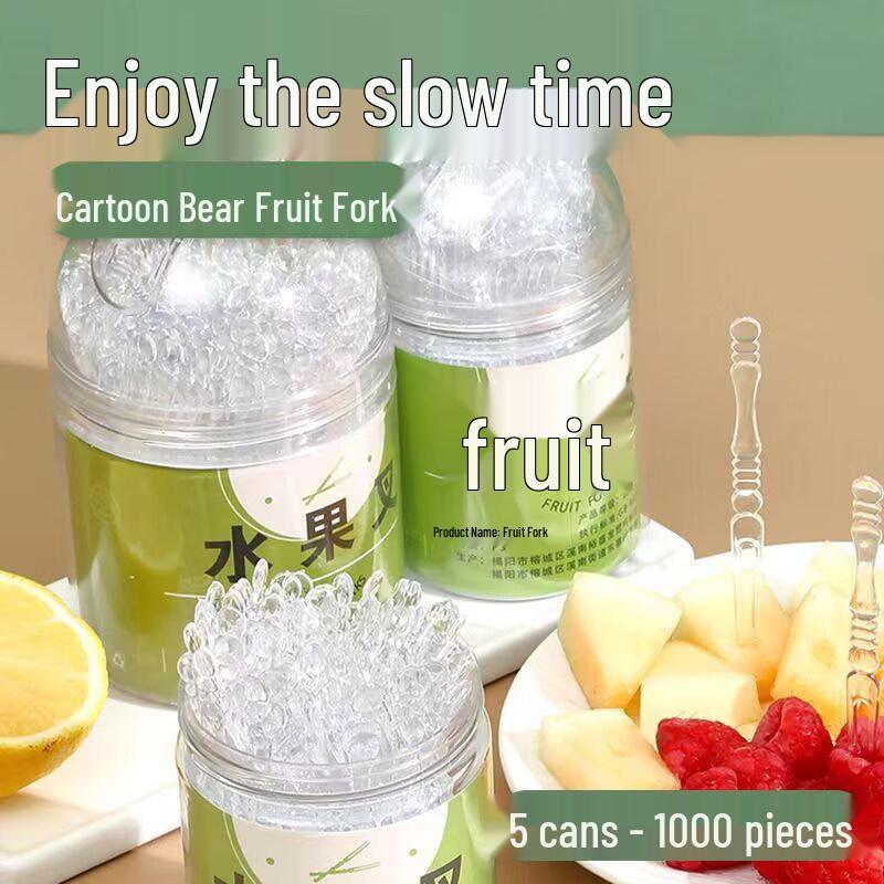 ZISIZ Disposable Bamboo Knot Fruit Forks