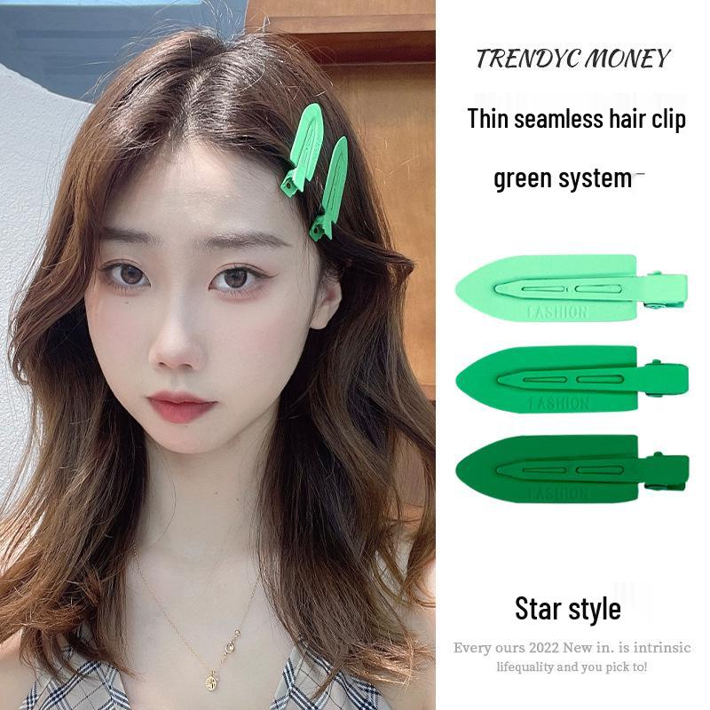 

Металлическая заколка-уточка корейского конфетного цвета для женщин - Бесшовная, стильная заколка для челки