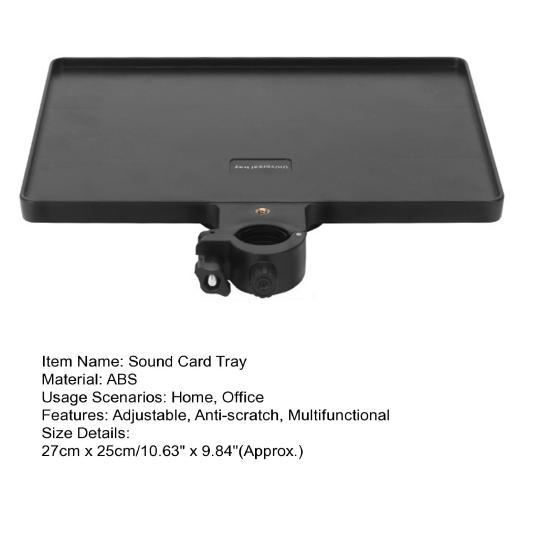 Wytrzymała tacka do przechowywania karty dźwiękowej Wielofunkcyjna, solidna podpórka pod telefon